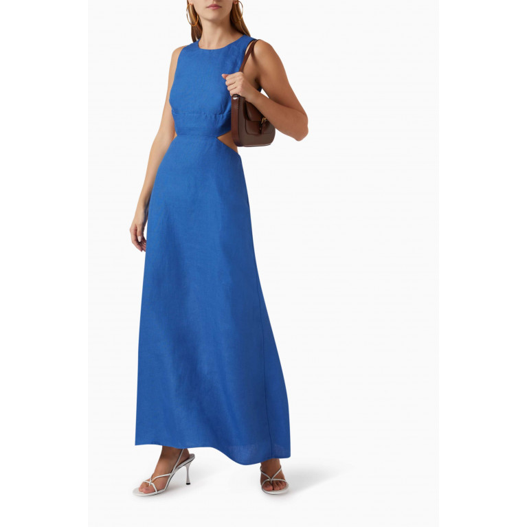 Bondi Born - Miramar Maxi Dress in Organic Linen