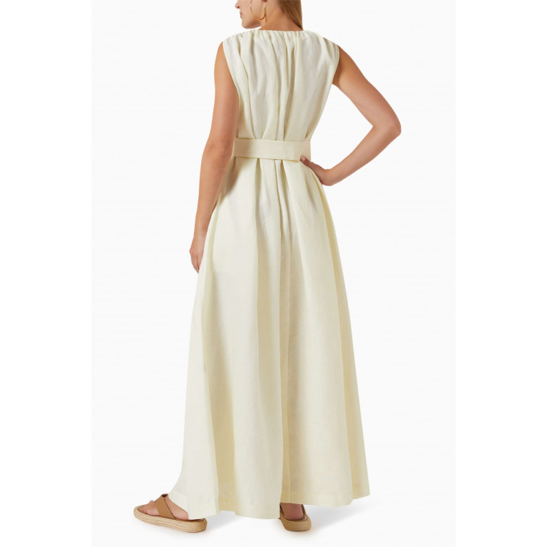 Bondi Born - Marigot Maxi Dress in Organic Linen Blend