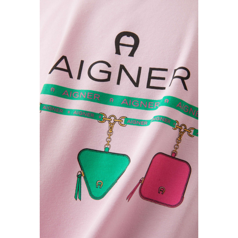 AIGNER - Logo-print Dress in Cotton