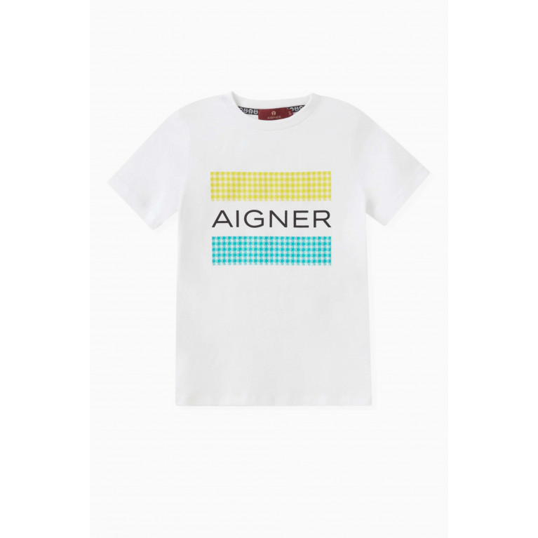 AIGNER - Logo print T-shirt in Cotton