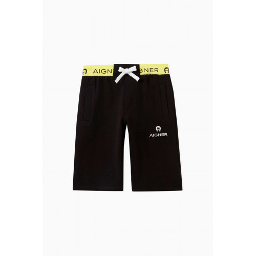 AIGNER - Logo-print Shorts in Cotton