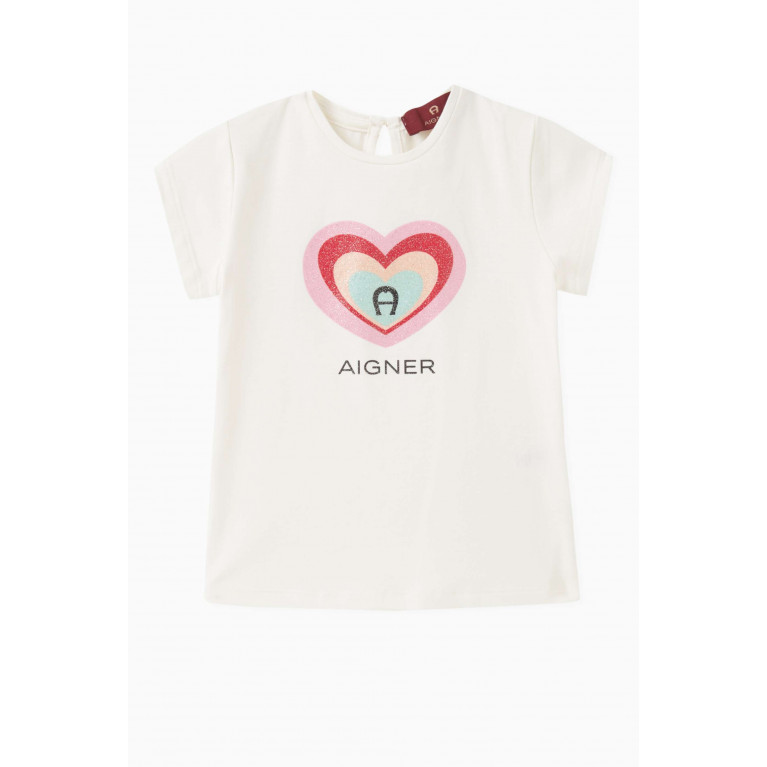 AIGNER - Logo Print T-shirt in Cotton