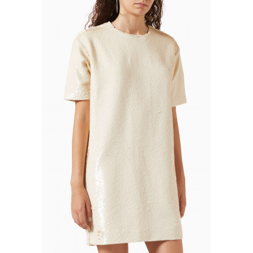 Frankie Shop - Riley Sequinned T-shirt Mini Dress