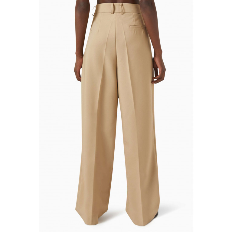 Frankie Shop - Corrin Pleated Pants in Woven Suiting Fabric