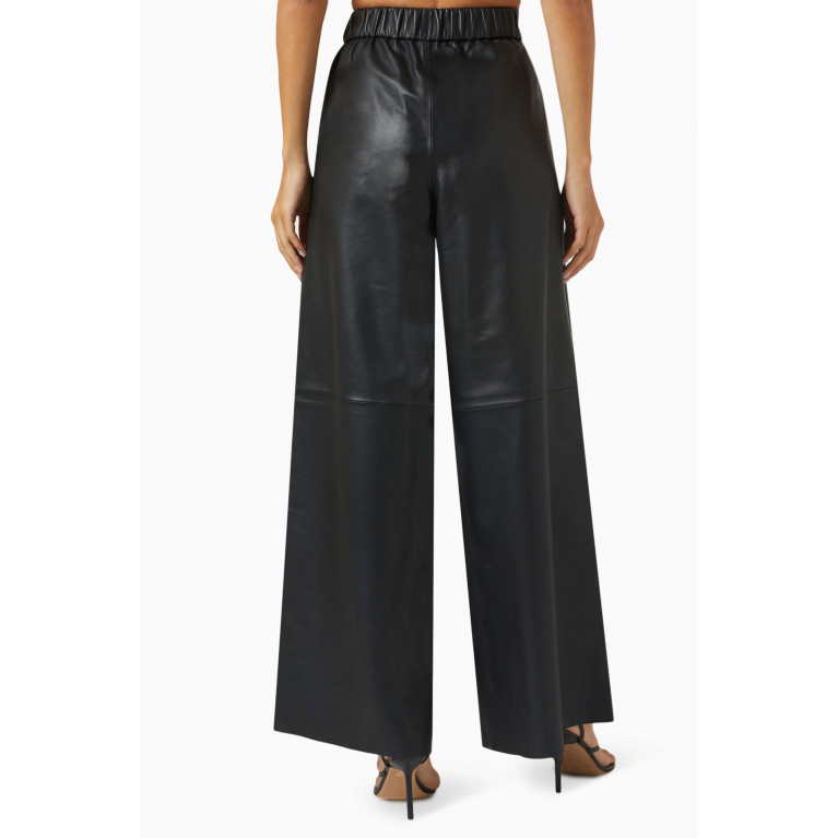 Frankie Shop - Sydney Wide-leg Pants in Leather