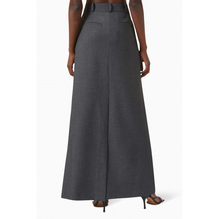 Frankie Shop - Malvo Maxi Pencil Skirt in Suiting Fabric