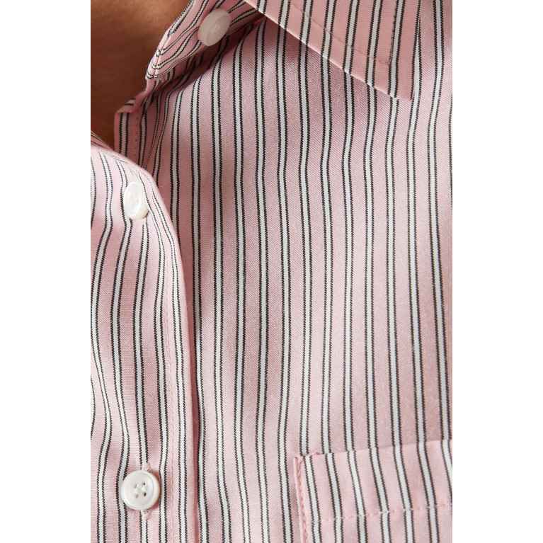 Frankie Shop - Lui Striped Oxford Shirt in Woven Shirting