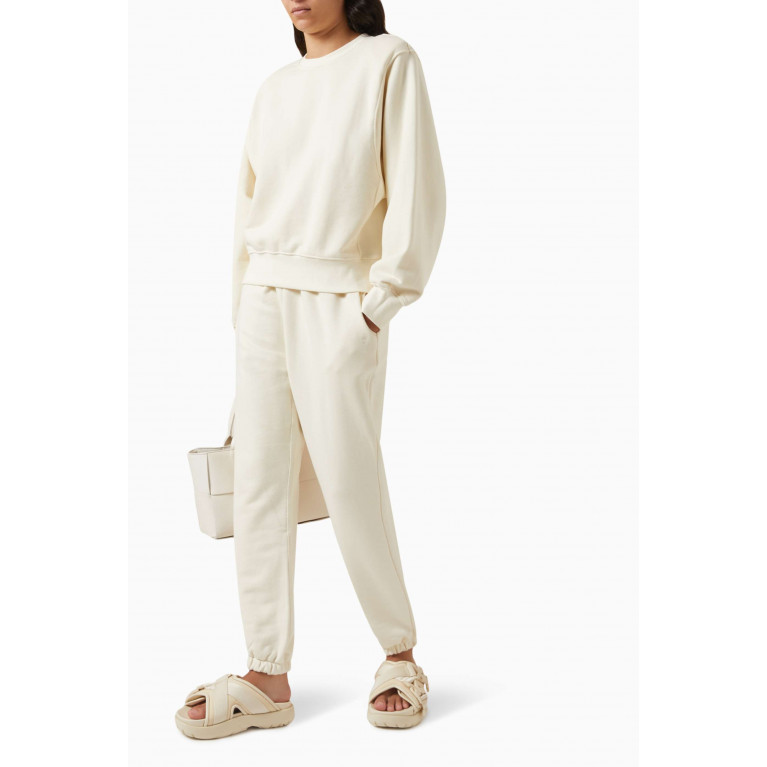 Frankie Shop - Vanessa Sweatpants in Cotton-fleece White