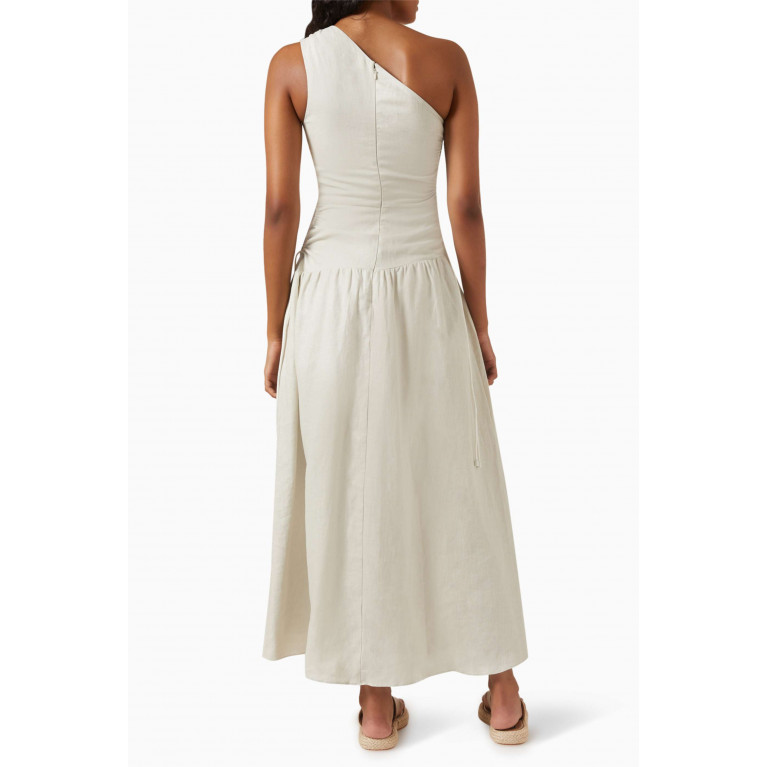 SIR The Label - D'Orsay Corded Maxi Dress in Linen