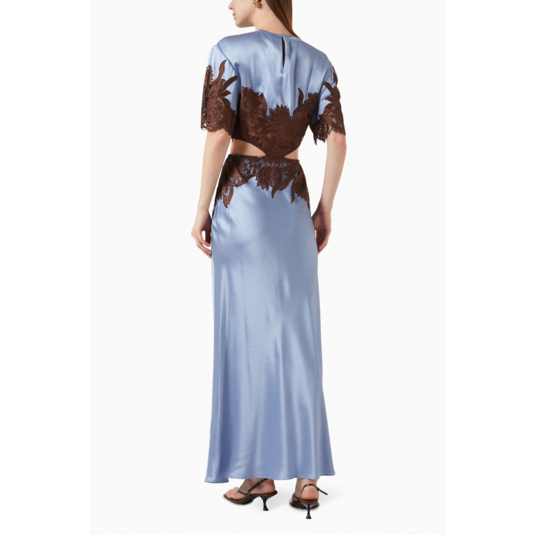 SIR The Label - Danseurs Lace Cut-out Gown in Silk