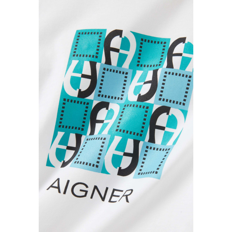 AIGNER - Logo-print T-shirt in Cotton