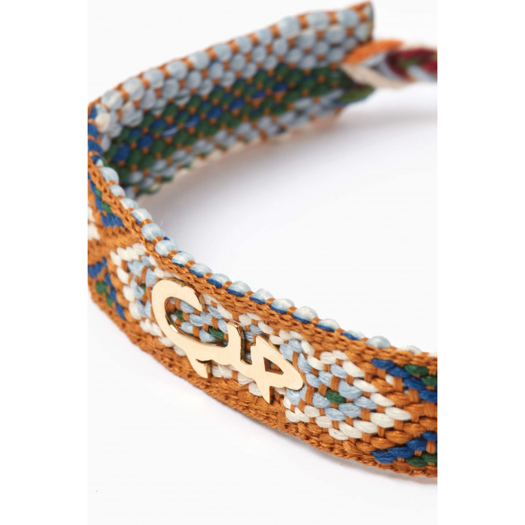 Bil Arabi - Hobb/ Love Woven Bracelet in 18kt Gold