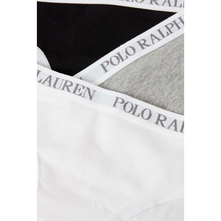 Polo Ralph Lauren - Logo Panties in Cotton, Set of 3