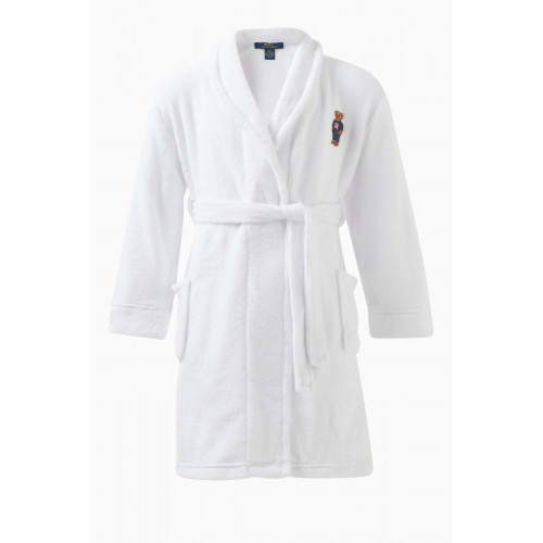 Polo Ralph Lauren - Bear Patched Bathrobe in Fabric