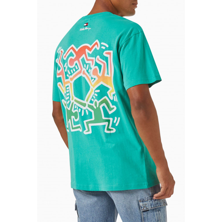 Tommy Jeans - x KH T-shirt in Cotton Green