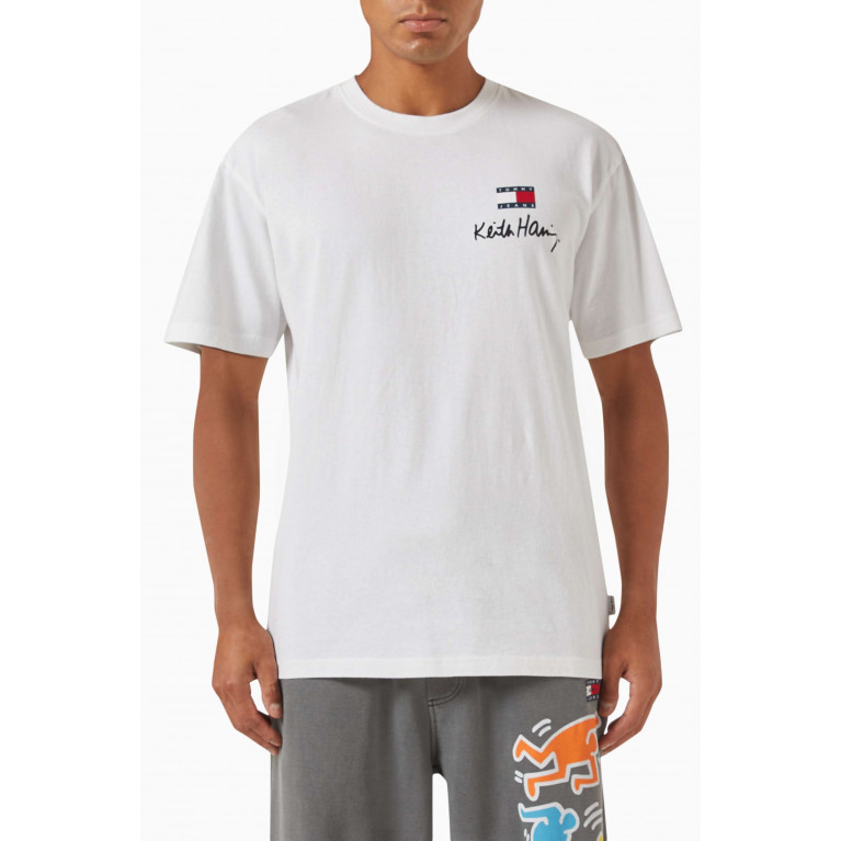 Tommy Jeans - x KH T-shirt in Cotton White