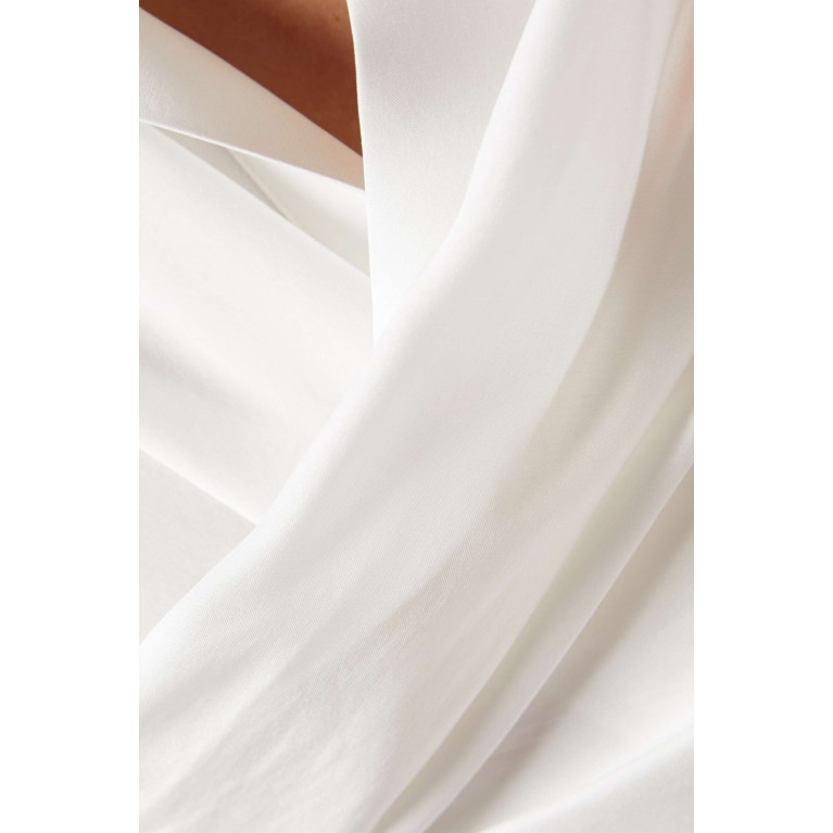 Gauge81 - Sabinas Wrap Shirt in Silk White