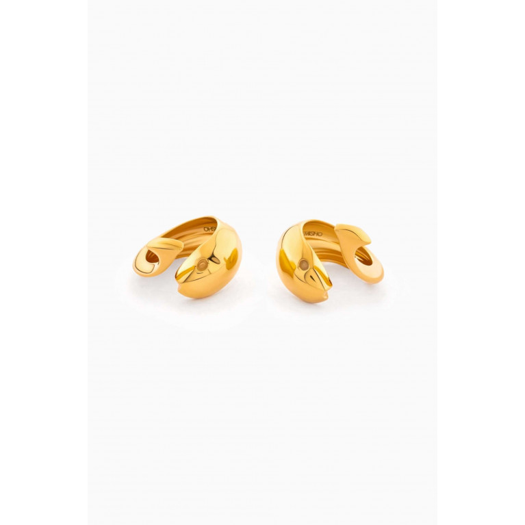 Misho - Sirena Ring Set in 22kt Gold-plated Bronze