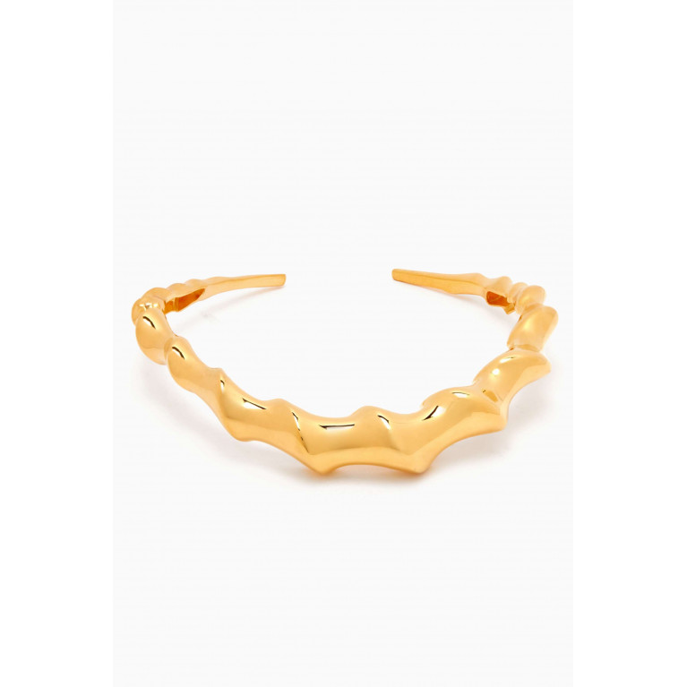Misho - Faun Choker in 22kt Gold-plated Bronze
