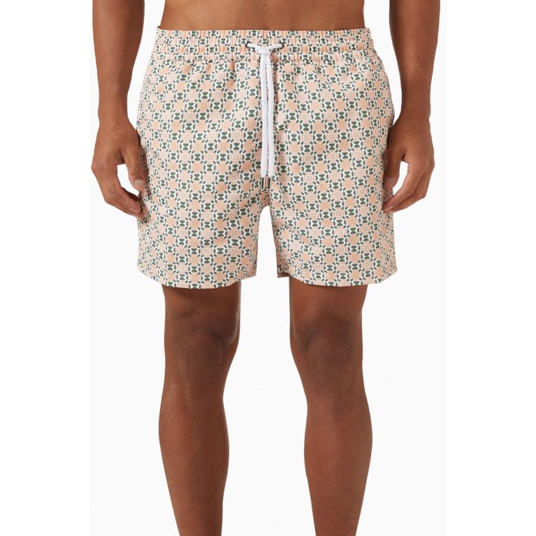 Frescobol Carioca - Printed Swim Shorts