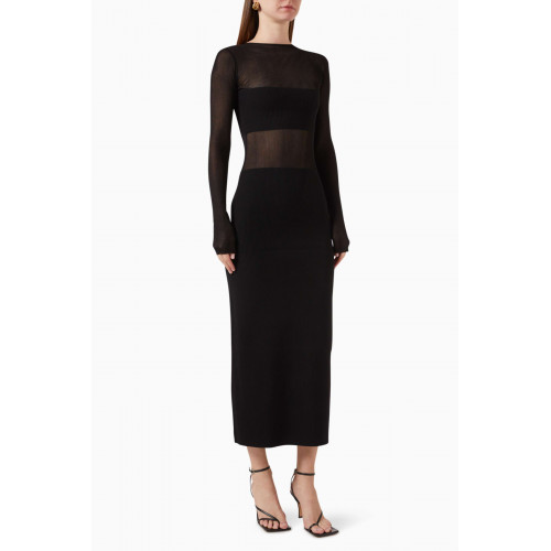 SIR The Label - Impermanence Splice Maxi Dress in Viscose-knit