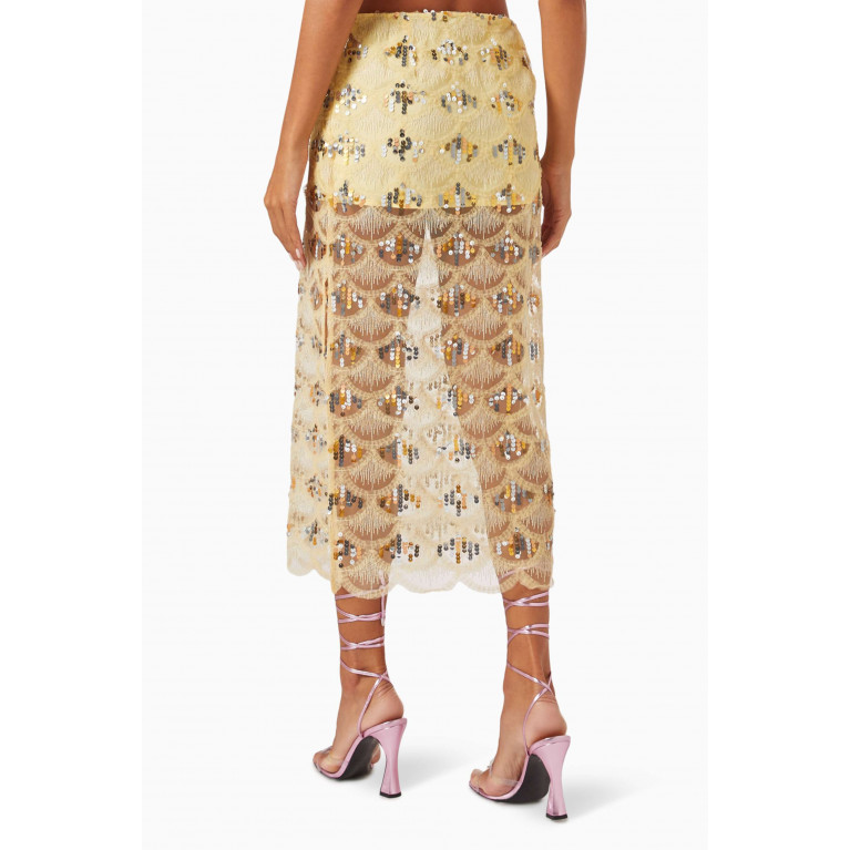 SIEDRES - Helen Sequin Midi Skirt