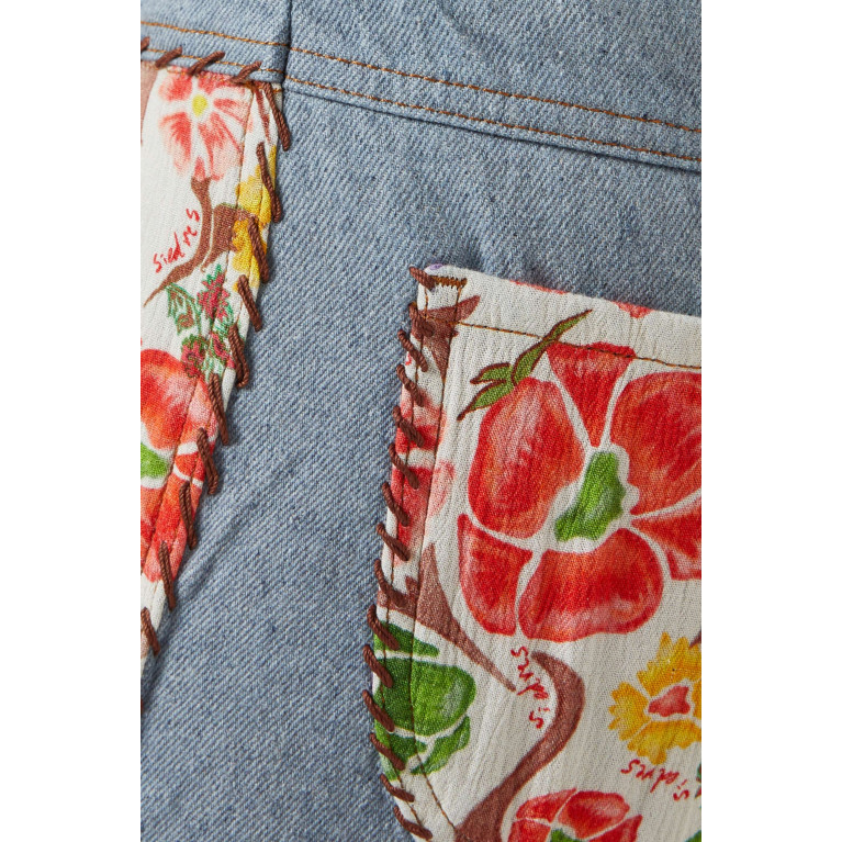SIEDRES - Patchwork Jeans in Denim