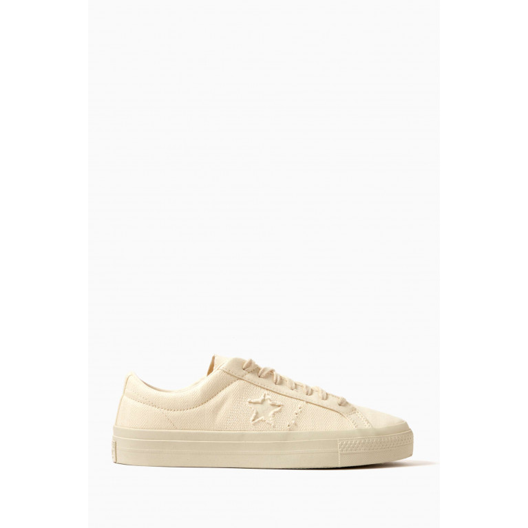 Converse - One Star Pro Herringbone Low Top Sneakers in Cotton Canvas