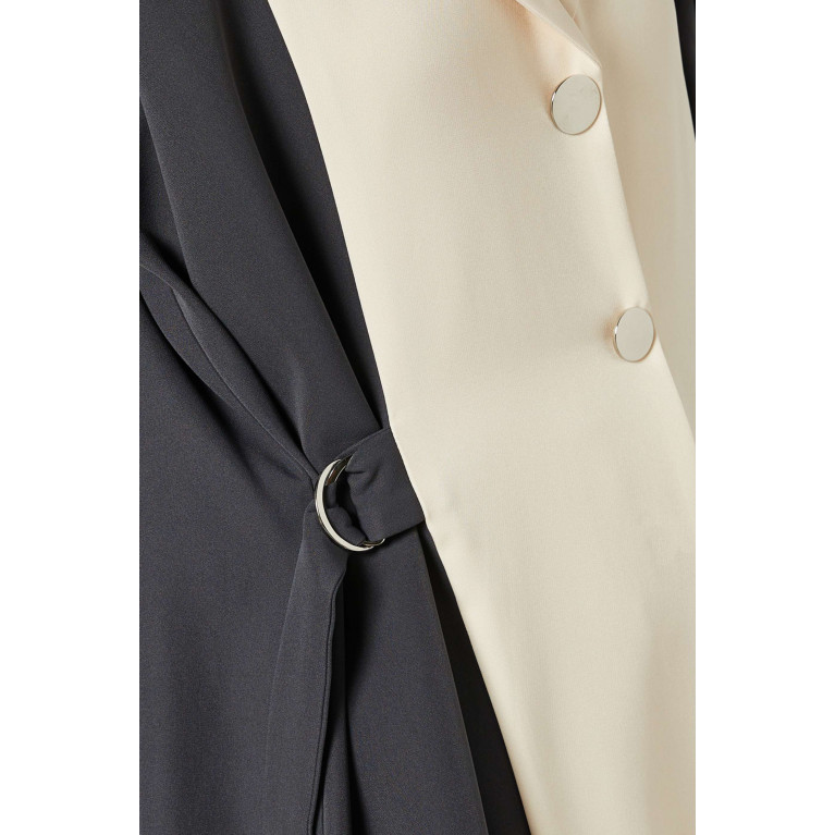Beige Collection - Two-tone Jacket Abaya