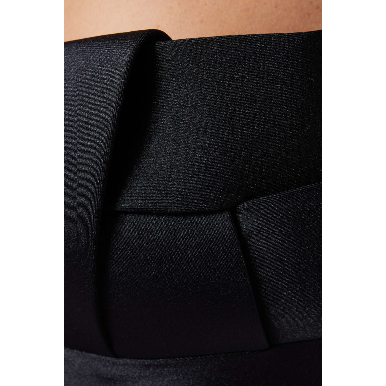 Nicole Bakti - Strapless Gown in Stretch-jersey Black