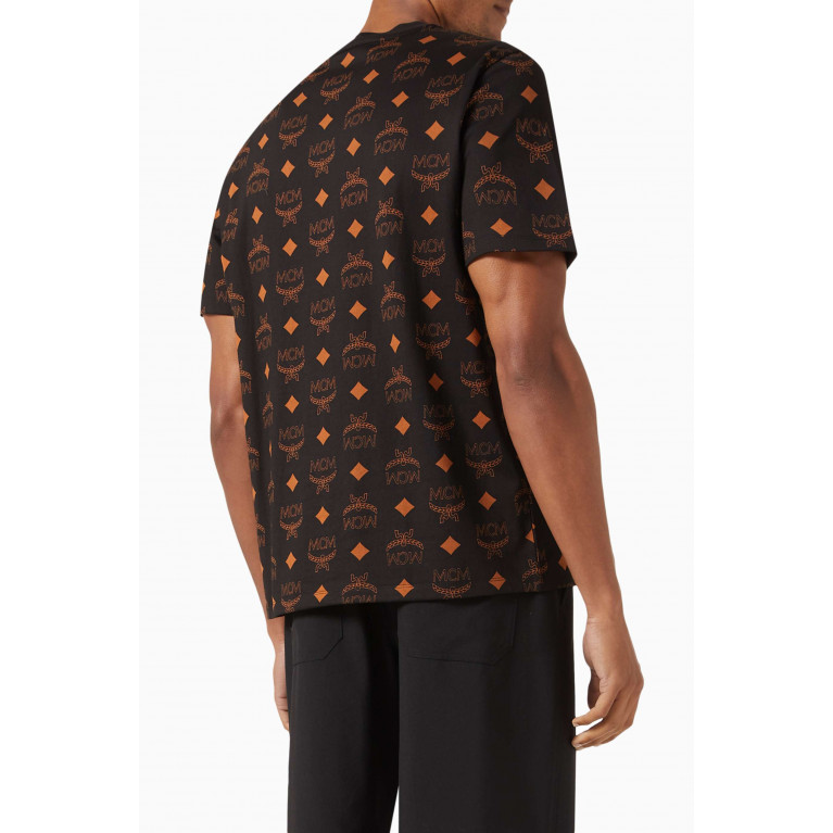 MCM - Printed T-shirt in Cotton Jersey