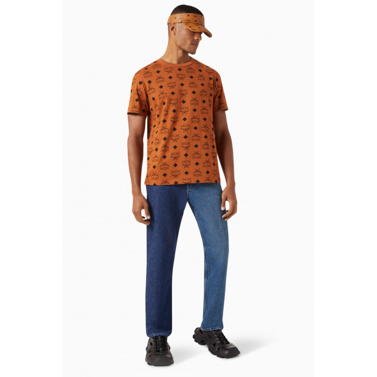 MCM - Printed T-shirt in Cotton Jersey
