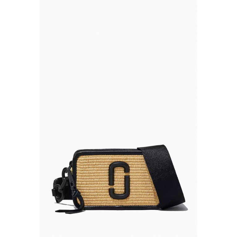 Marc Jacobs - The Snapshot Crossbody Bag in Straw