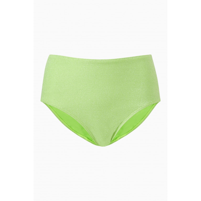 Good American - Sparkle Bikini Briefs Green