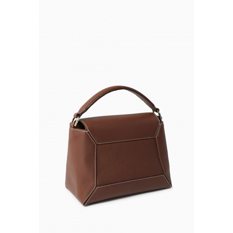 Strathberry - Mosaic Top-handle Bag in Grainted Leather