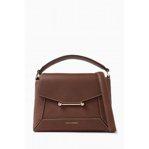 Strathberry - Mosaic Top-handle Bag in Grainted Leather