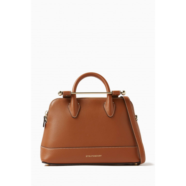 Strathberry - Mini Dome Tote Bag in Calfskin Leather
