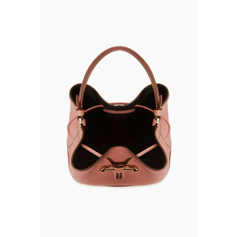 Strathberry - Midi Lana Osette Bucket Bag in Calfskin Leather