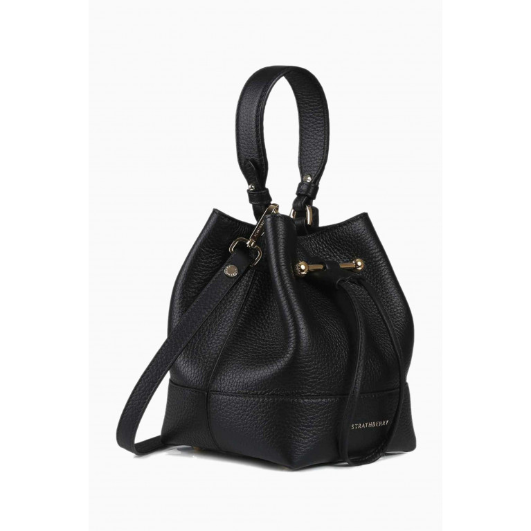 Strathberry - Small Lana Osette Bucket Bag in Calfskin Leather