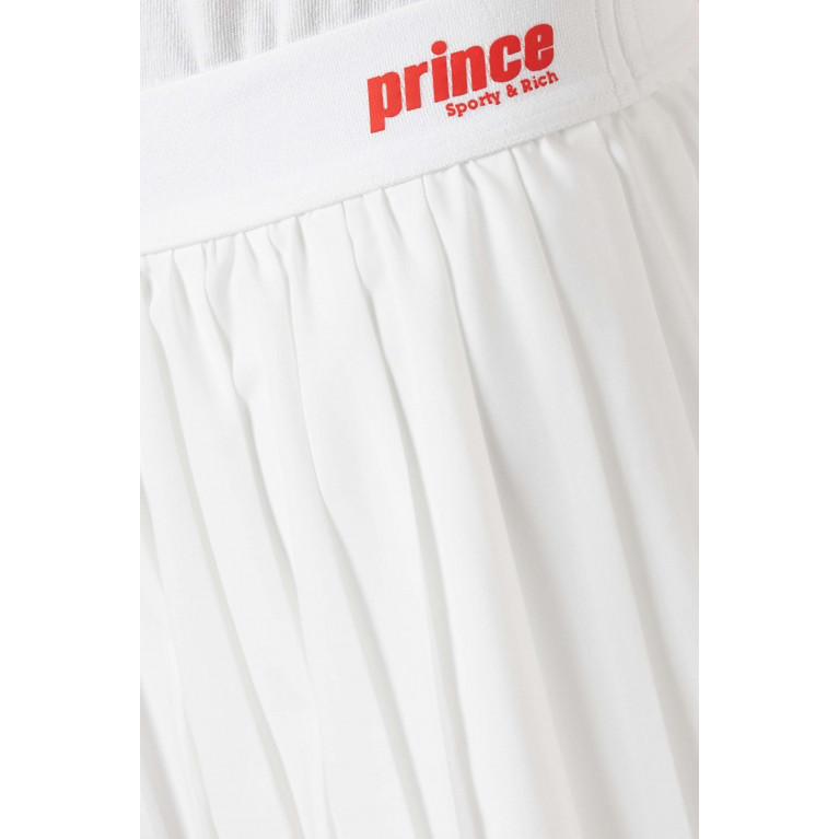 Sporty & Rich - x Prince Sporty Pleated Mini Skirt