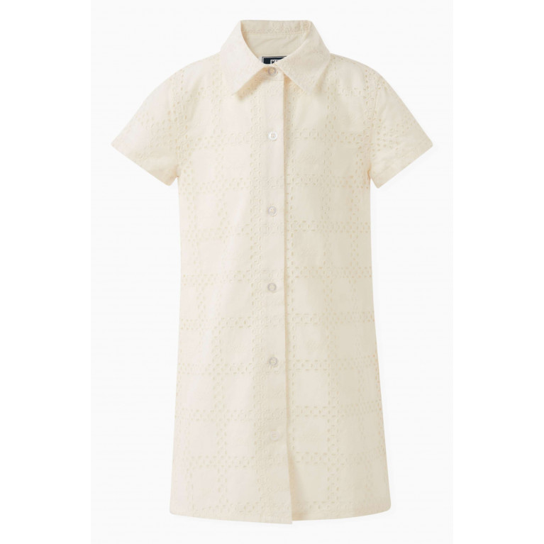 Kith - Broderie Logo Dress in Cotton
