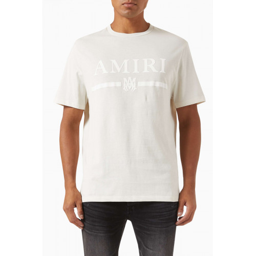 Amiri - M.A. Bar Logo Print T-shirt in Cotton