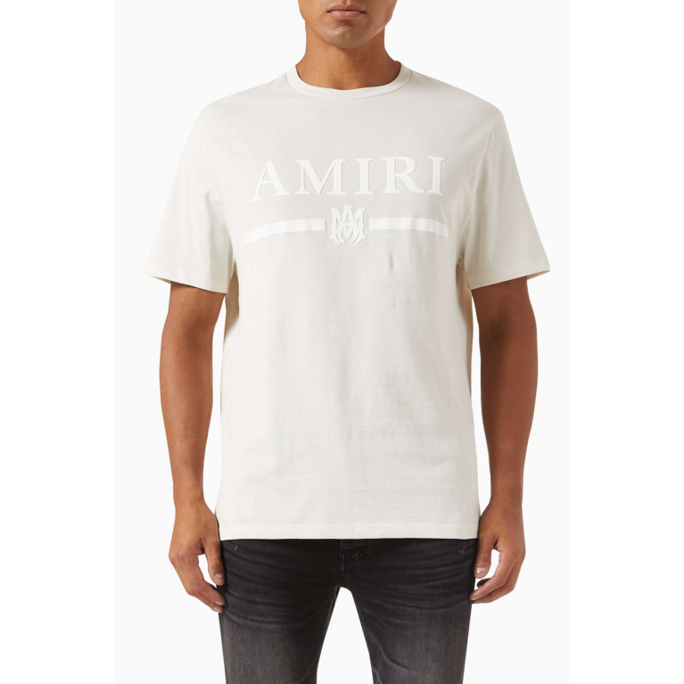 Amiri - M.A. Bar Logo Print T-shirt in Cotton