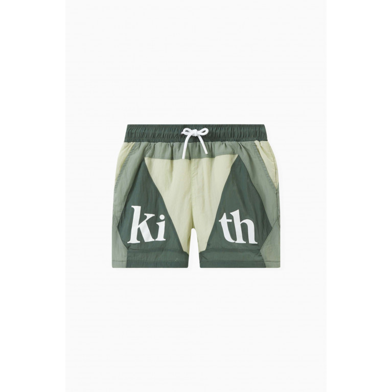 Kith - Turbo Swim Shorts in Nylon Green