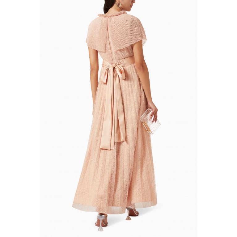 Amri - Pleated Skirt Dress Neutral
