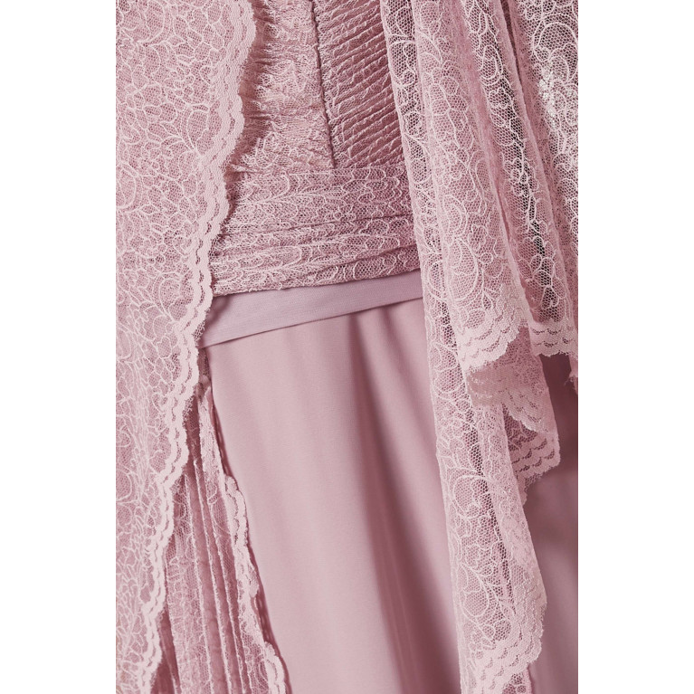 Amri - Pleated Skirt Dress Pink