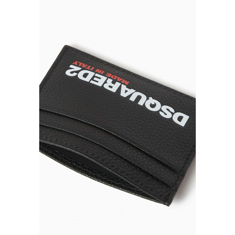 Dsquared2 - Bob Credit Card Holder in Tumbled Leather