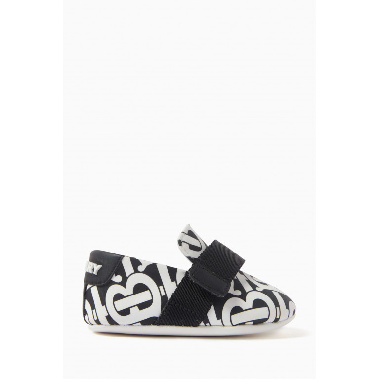 Burberry - Monogram Sneakers in Faux Leather