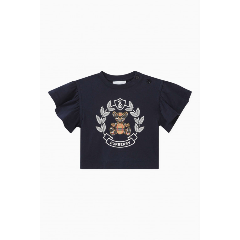 Burberry - Oak Leaf Crest Logo-print T-shirt in Cotton