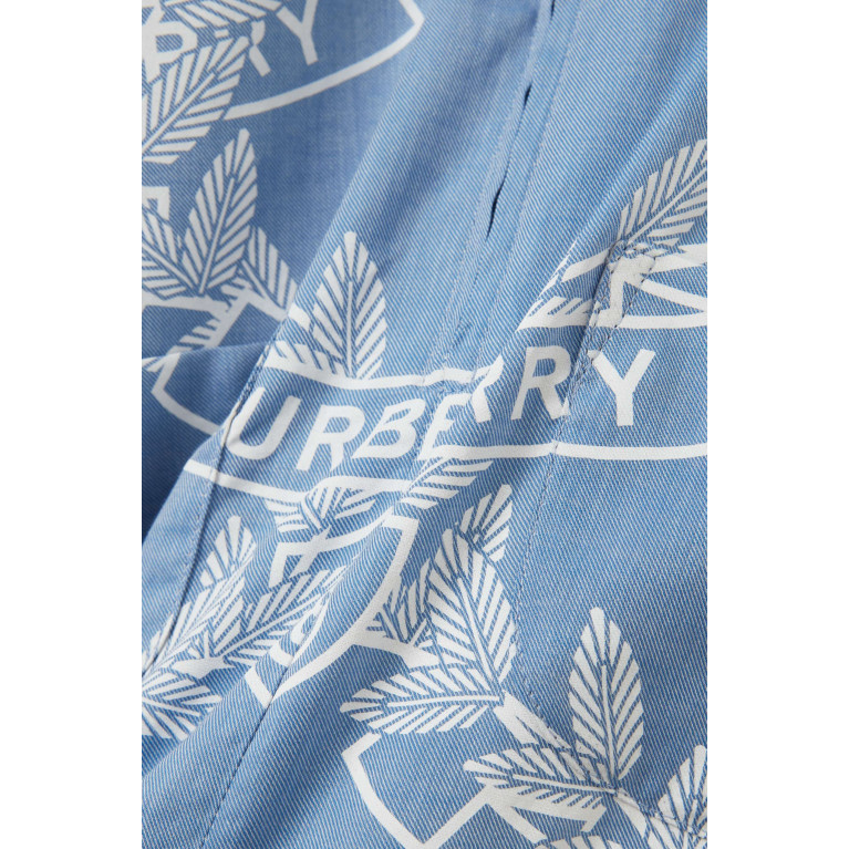 Burberry - Logo-detail Romper in Cotton